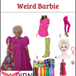 weird Barbie costume