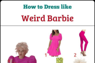 weird Barbie costume